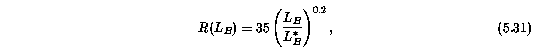 Gas Cross Section Luminosity Dependence