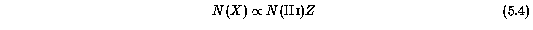 Scaling Law for Optically Thin Gas