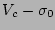 $V_c-\sigma_0$